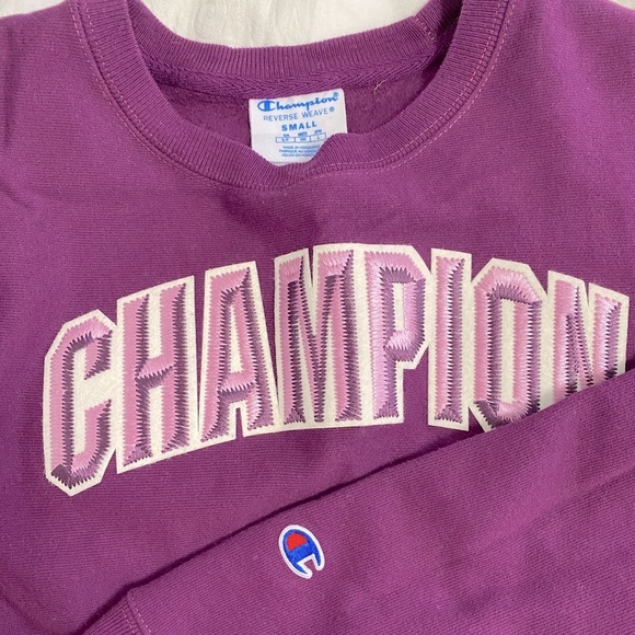 champion reverse weave block arch sweatshirt - Picture 6 of 9